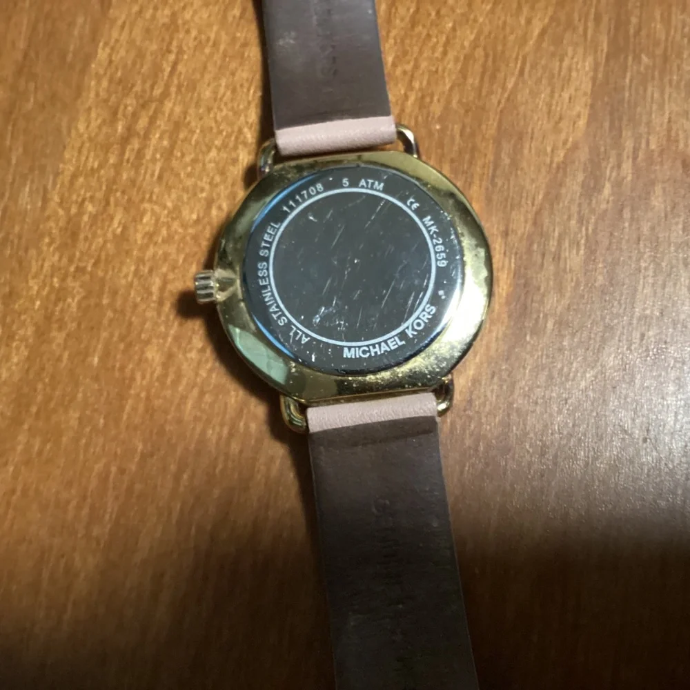 Michael Kors Portia Pink Leather Women’s Watch MK2659